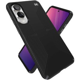 Speck Presidio2 Grip Coque Samsung Galaxy S25 Edge Coque arrière Rigide Anti-Chocs - Noir