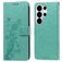 Mobigear Flowers Housse Samsung Galaxy S26 Ultra Etui Porte-Monnaie - Vert