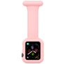 Mobigear Clip Case Bracelet pour infirmière Apple Watch Épingle - 46/45/44 mm - Rose