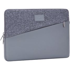 Rivacase Egmont Laptop Pochette Ordinateur portable (max 23,5 cm x 32,5 cm) Housse ordinateur - Gris
