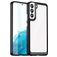 Mobigear Crystal Samsung Galaxy S23 Ultra Plastique rigide Coque arrière - Transparent / Noir