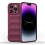 Mobigear Bumpy Coque iPhone 15 Pro Max Coque arrière en TPU Souple - Bordeaux