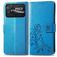 Mobigear Clover Housse POCO C40 Etui Porte-Monnaie - Bleu
