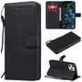Mobigear Premium Housse iPhone 12 Pro Max Etui Porte-Monnaie - Noir
