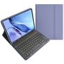Mobigear Keys Coque Samsung Galaxy Tab S9 FE Etui Clavier Bluetooth QWERTY + Porte-crayon - Violet
