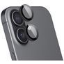 Mobiparts iPhone 16 Verre trempé Protection Objectif Caméra - Noir