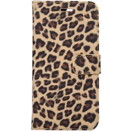 Mobigear Leopard Housse iPhone 7 Plus Etui Porte-Monnaie - Jaune