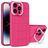 Mobigear Cube Coque iPhone 14 Pro Max Coque arrière Rigide avec Support Amovible - Magenta