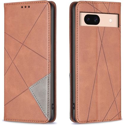 Mobigear Rhombus Slim Google Pixel 8a Étui - Marron