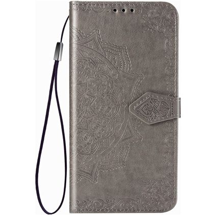 Mobigear Mandala Housse OPPO Reno 3 Pro Etui Porte-Monnaie - Gris