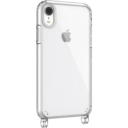 Mobigear Mix & Match Transparent iPhone XR TPU souple Coque avec cordon - Transparent