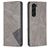 Mobigear Rhombus Slim Samsung Galaxy S25 Plus Étui - Gris