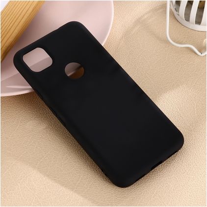 Mobigear Rubber Touch Coque Google Pixel 4a Coque arrière en Silicone - Noir