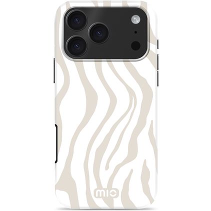 MIO Coque iPhone 17 Pro Max MagSafe Coque arrière Rigide - Sandy Zebra
