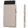 Valenta Cardprotector - Porte Cartes en en Aluminium - 5 Cartes - Compatible MagSafe - Titane