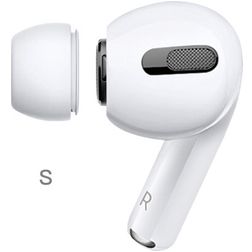 Xccess Silicon Replacement Ear Tips for Airpod Pro 1/2 Size S (1 Pair) White