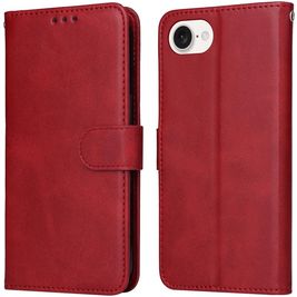 Mobigear Wallet Housse iPhone 16e Etui Porte-Monnaie - Rouge