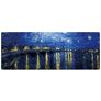 Mobigear Anti-Slip - Tapis de souris - 40 x 90 CM - Starry Night Over the Rhône
