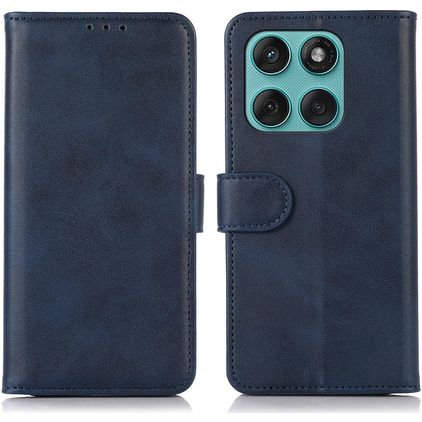 Mobigear Wallet Housse Motorola Edge 60 Fusion Etui Porte-Monnaie - Bleu