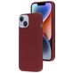 Mobiparts Coque iPhone 14 Coque arrière en Silicone - Plum Red