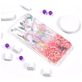 Mobigear Marble Coque Huawei P20 Lite (2018) Coque arrière en TPU Souple - Pink Dinas