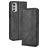 Mobigear Sensation Housse Motorola Moto E32 Etui Porte-Monnaie - Noir