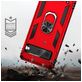 Mobigear Armor Ring Coque Google Pixel 7 Coque arrière Rigide Anti-Chocs avec Anneau-Support - Rouge