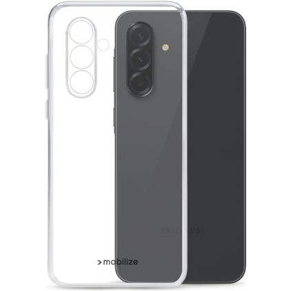 Mobilize Gelly Case Coque Transparente Samsung Galaxy A37 Coque arrière en TPU Souple - Transparent