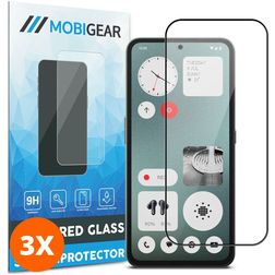 Mobigear Premium Nothing CMF Phone 1 Verre trempé Protection d'écran - Compatible Coque (Lot de 3)