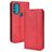 Mobigear Sensation Housse Motorola Moto G71 5G Etui Porte-Monnaie - Rouge