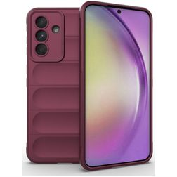 Mobigear Bumpy Coque Samsung Galaxy A56 Coque arrière en TPU Souple - Wine Red