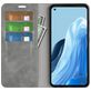 Mobigear Retro Slim Housse OPPO Reno 7 4G Etui Porte-Monnaie - Gris