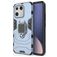 Mobigear Armor Ring Xiaomi 13 Plastique rigide Coque arrière Antichoc avec bague de maintien - Bleu marine