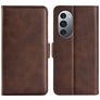 Mobigear Slim Magnet Housse Motorola Edge X30 Etui Porte-Monnaie - Marron