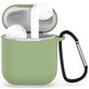 Mobigear Classic Coque Apple AirPods 1 Coque en Silicone Souple - Vert