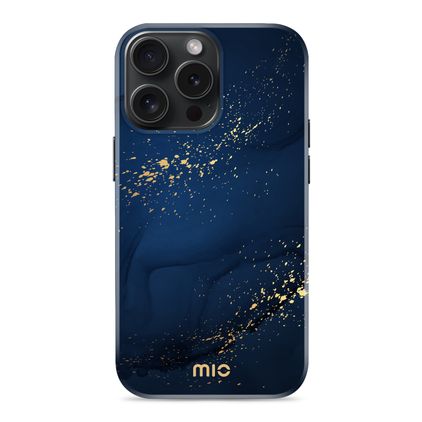 MIO Coque iPhone 15 Pro MagSafe Coque arrière Rigide - Midnight Sparkle