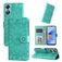 Mobigear Sunflower Housse OPPO A17 Etui Porte-Monnaie - Vert