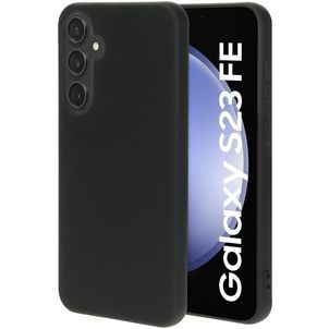 Mobiparts Coque Samsung Galaxy S23 FE Coque arrière en Silicone - Noir