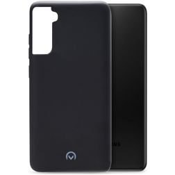 Mobilize Rubber Gelly Coque Samsung Galaxy S21 Plus Coque arrière en TPU Souple - Matt Black