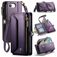 CaseMe C36 Housse iPhone 16e Etui Porte-Monnaie - Violet