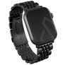 Burga Chic Royal Bracelet Acier Apple Watch Fermeture boucle déployante - 42/41/40/38 mm - Noir