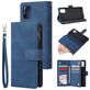 Mobigear Zipper Housse Samsung Galaxy A51 Etui Porte-Monnaie - Bleu