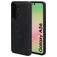 Mobiparts Classic Coque Samsung Galaxy A56 MagSafe Coque arrière en TPU,Similicuir - Graphite Black