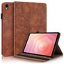 Mobigear Tree Coque Samsung Galaxy Tab S11 Etui + Porte-crayon - Marron