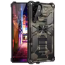 Mobigear Armor Stand Coque Samsung Galaxy S22 Ultra Coque arrière Rigide Anti-Chocs avec Support Amovible - Vert