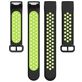Mobigear Sport Plus Buckle Bracelet Silicone Fitbit Charge 3 Fermeture boucle ardillon - Noir / Vert