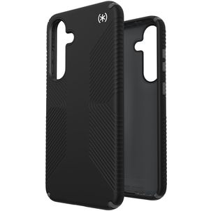 Speck Presidio2 Grip Coque Samsung Galaxy S25 Plus Coque arrière Rigide Anti-Chocs - Noir