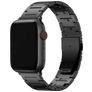 Mobigear Sydney Bracelet Titane Apple Watch Fermeture boucle déployante - 42/41/40/38 mm - Noir