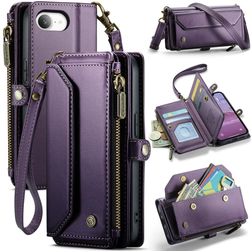 CaseMe C36 Housse iPhone 16e Etui Porte-Monnaie - Violet