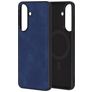 Mobiparts Classic Coque Samsung Galaxy A57 MagSafe Coque arrière en TPU,Similicuir - Sapphire Blue